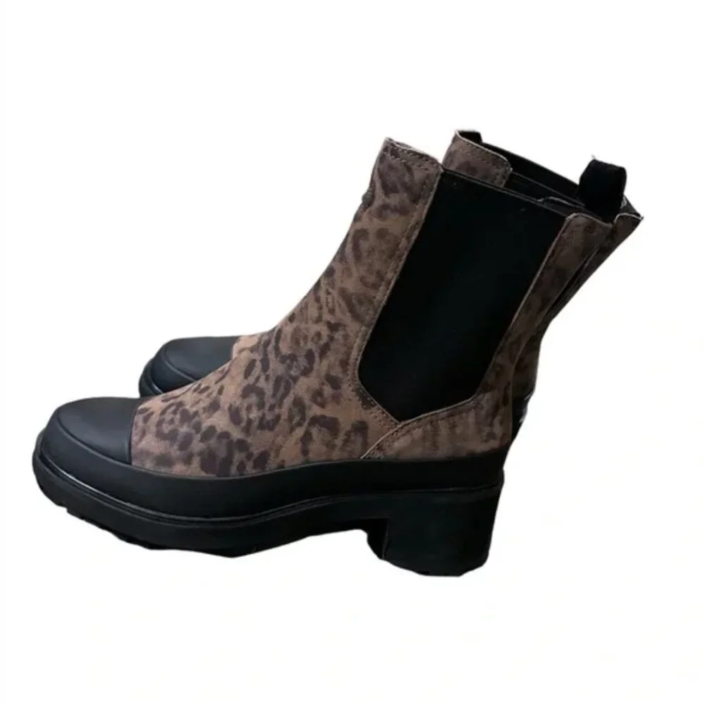 NEW TIMBERLAND WOMENS KORI PARK 2.0 CHELSEA BOOT - LEOPARD